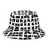 Scribble Patch Graphic Reversible Bucket Hat