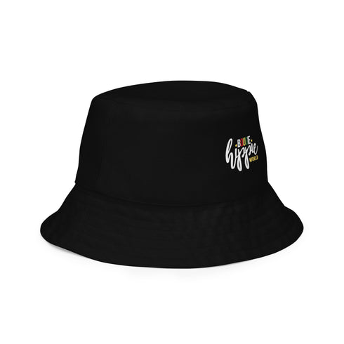 Scribble Patch Graphic Reversible Bucket Hat
