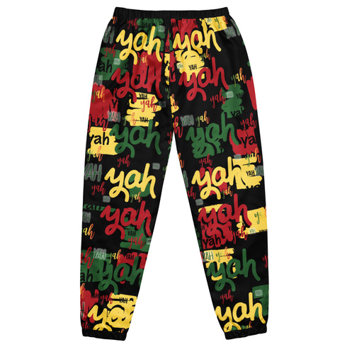 Yah Black Unisex Track Pants