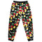 Scribble Patch Colors Black Unisex Track Pants
