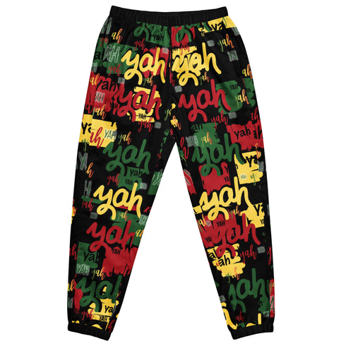 Yah Black Unisex Track Pants