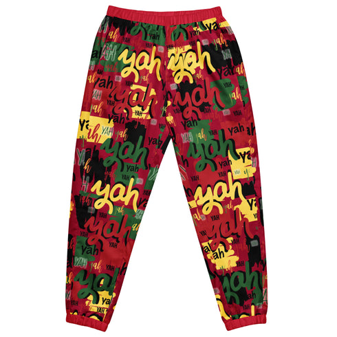 Yah Red Unisex track pants