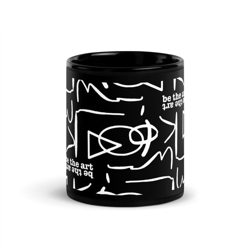 Be the Art Black Glossy Mug