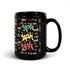 Yah Black Glossy Mug
