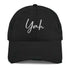 Yah Black Distressed Hat
