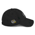 Yah Black Distressed Hat