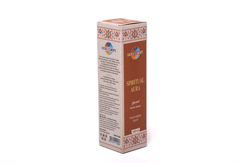 Sacred Elements Spiritual Aura Space Reset Room Spray 100ml with product packaging