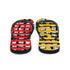 Scratch Patch Red and Yellow Flip-Flops