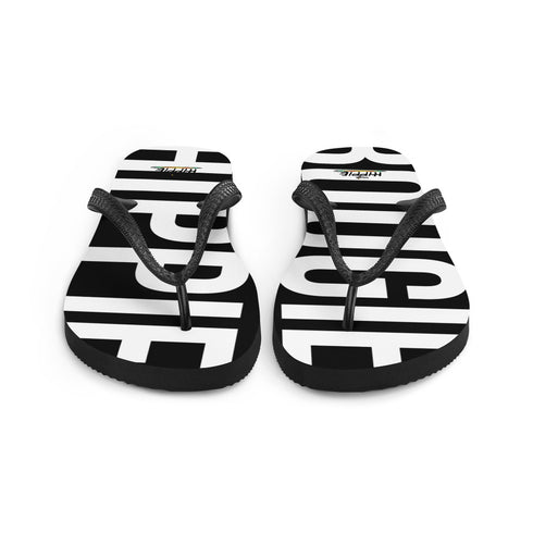 BOUGIE HIPPIE WHITE LETTERS Flip-Flops