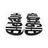 Bougie Hippie Black Letters Flip Flops