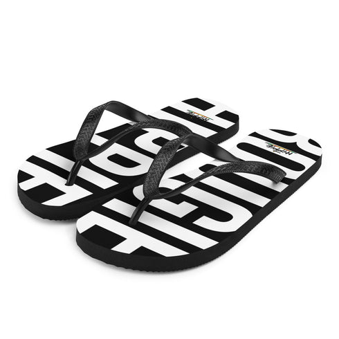 BOUGIE HIPPIE WHITE LETTERS Flip-Flops