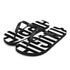 Bougie Hippie Black Letters Flip Flops