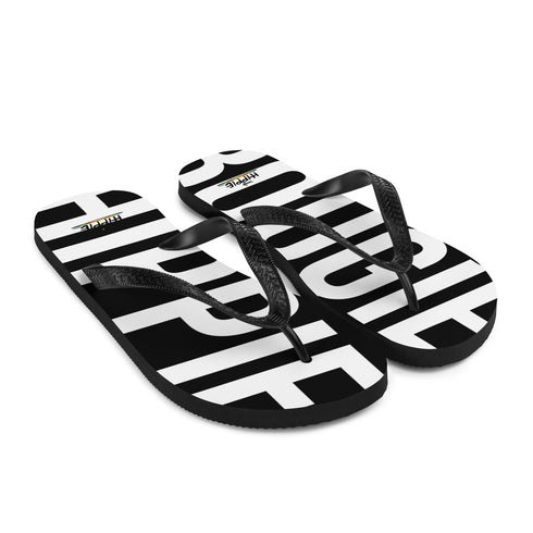 BOUGIE HIPPIE WHITE LETTERS Flip-Flops