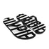 Bougie Hippie Black Letters Flip Flops
