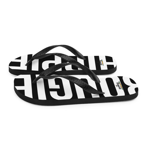 BOUGIE HIPPIE WHITE LETTERS Flip-Flops