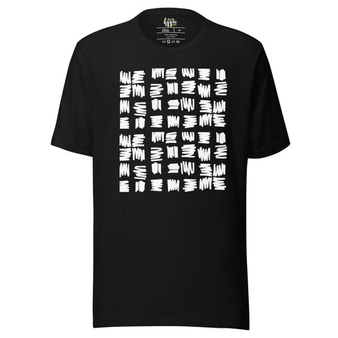 Scribble Patch - White Unisex t-shirt