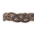 Rustic Copper Braided Cuff Bracelet