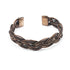Rustic Copper Braided Cuff Bracelet