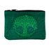 Retro Green Cotton Embroidered Ash Pouch