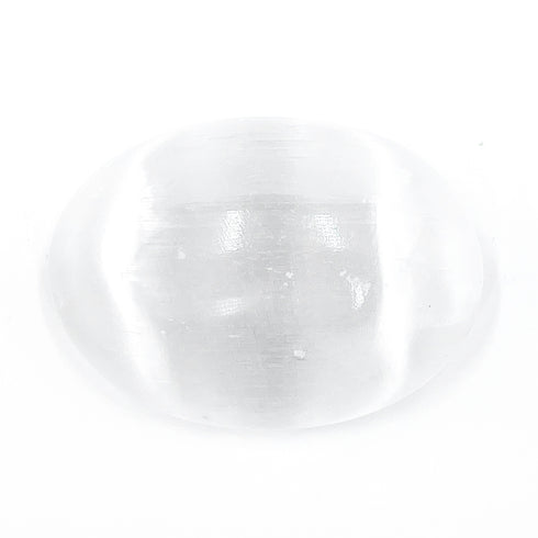 Selenite Palm Stone
