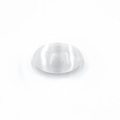 Selenite Palm Stone
