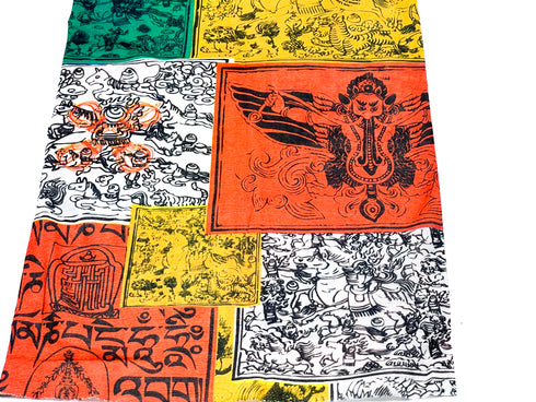 Ancient East Colorful Print Face and Neck Mask Scully