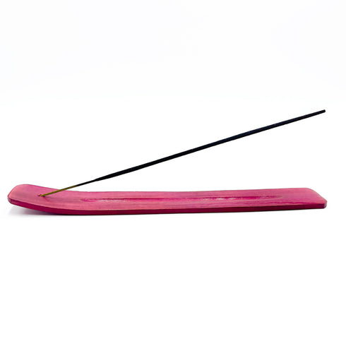 Red Wood Incense Holder