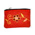 Retro Red Cotton Embroidered Ash Pouch