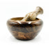 Wooden Mortal and Pestle Mixing and Grinding Tool