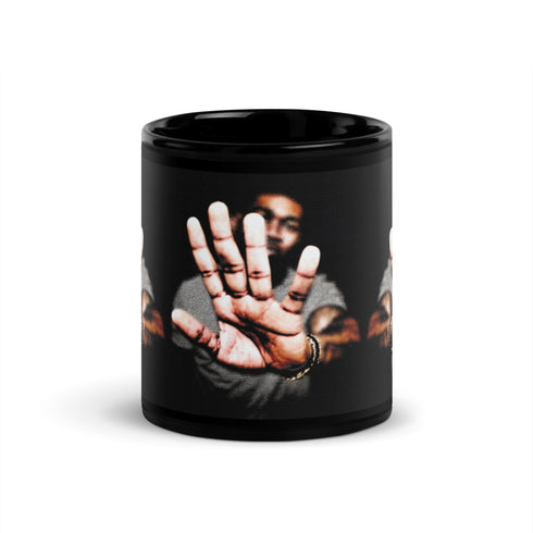 Pause Black Glossy Mug