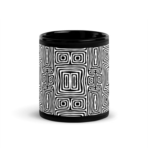 YOGARD Black Glossy Mug