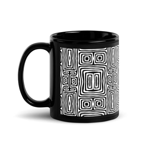 YOGARD Black Glossy Mug