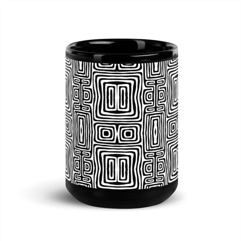 YOGARD Black Glossy Mug