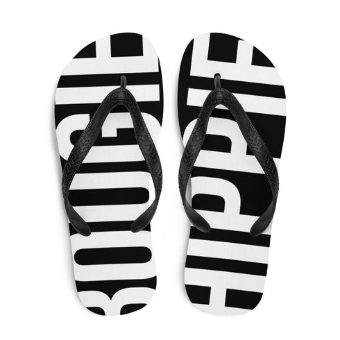 BOUGIE HIPPIE WHITE LETTERS Flip-Flops