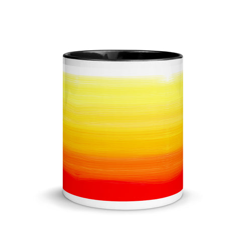 Sun Rise Mug Sun Set With Color Inside