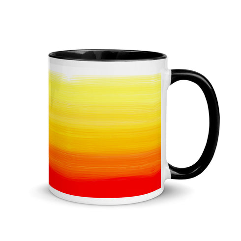 Sun Rise Mug Sun Set With Color Inside