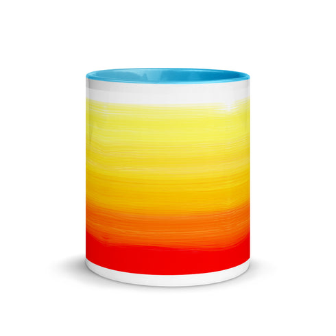 Sun Rise Mug Sun Set With Color Inside