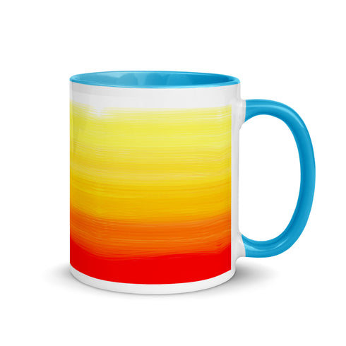 Sun Rise Mug Sun Set With Color Inside