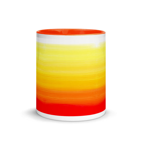 Sun Rise Mug Sun Set With Color Inside