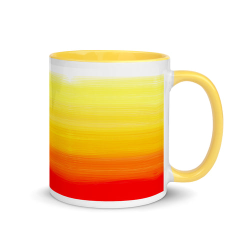 Sun Rise Mug Sun Set With Color Inside